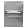 Waste receptacle removable for easy servicing